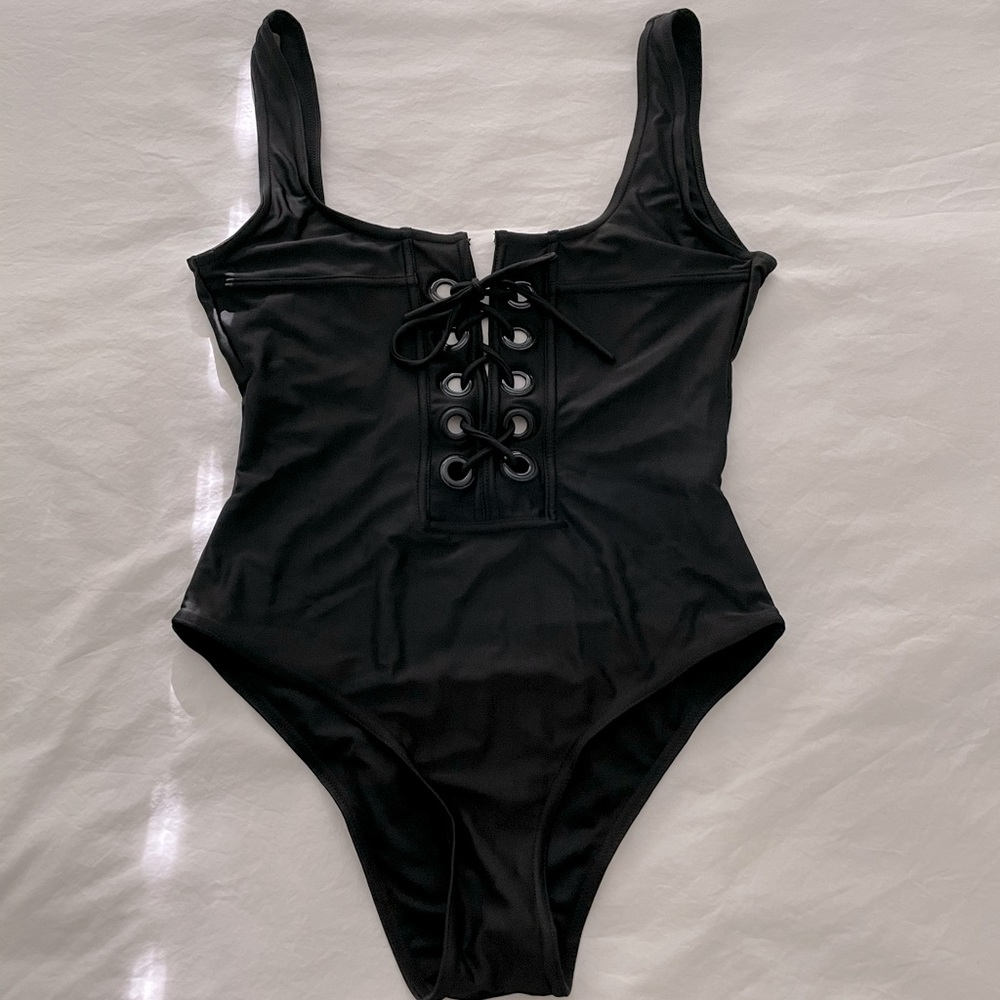Womens one piece swimsuit - Black- moving sale!! Make me an offer